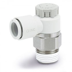 Speed Controllers, General Purpose, One-touch Fitting, With Push-lock, Elbow - AS*2*1F-A Speed Controllers, General Purpose, One-touch Fitting, With Push-lock, Elbow - AS*2*1F-A