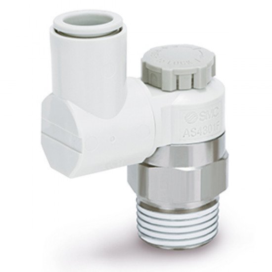 Speed Controllers, General Purpose, One-touch Fitting, With Push-lock, Universal - AS*3*1F-A