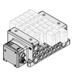 VV80*-SDA2, Manifold, ISO 15407-2, Serial Transmission Kit, EX500, EX500 VV80*-SDA2, Manifold, ISO 15407-2, Serial Transmission Kit, EX500, EX500