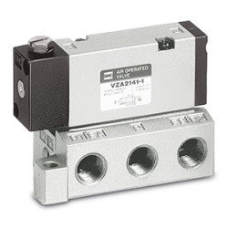5-Port Air Operated Valve, Base Mounted - VZA2000 5-Port Air Operated Valve, Base Mounted - VZA2000