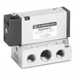 5-Port Air Operated Valve, Base Mounted - VZA4000 5-Port Air Operated Valve, Base Mounted - VZA4000