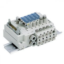SS3J3-V60, Non Plug-in, Individual Wiring, Manifold for SJ3A6 Series Vacuum Release Valve w/Restrictor SS3J3-V60, Non Plug-in, Individual Wiring, Manifold for SJ3A6 Series Vacuum Release Valve w/Restrictor