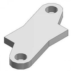 SYJ3000-13-3A, Bracket for SYJ3000, Single Type SYJ3000-13-3A, Bracket for SYJ3000, Single Type