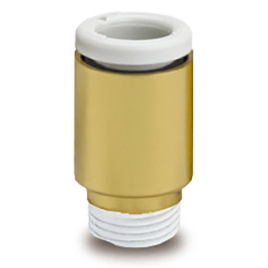 One Touch Fitting, General Purpose, Tube-Male Thread Connection, Hexagon Socket Head Male Connector for JSY3#30 – KQ2S06-R1AS-X1