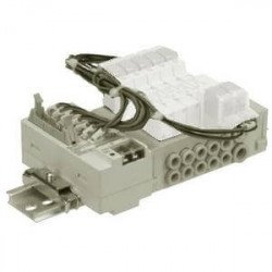 SS5Y5-45-*A, 5000 Series, Stacking Manifold, DIN Rail Mount, Connector Box SS5Y5-45-*A, 5000 Series, Stacking Manifold, DIN Rail Mount, Connector Box