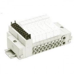SS5Y3-45T, 3000 Series, Stacking Manifold, DIN Rail Mount, Terminal Block SS5Y3-45T, 3000 Series, Stacking Manifold, DIN Rail Mount, Terminal Block