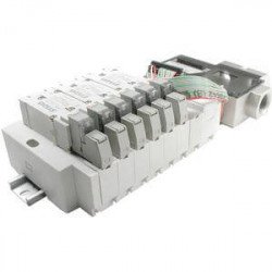 SS5Y5-45S2, 5000 Series, Stacking Manifold, DIN Rail Mount, IN313 Serial Unit SS5Y5-45S2, 5000 Series, Stacking Manifold, DIN Rail Mount, IN313 Serial Unit
