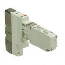 25A-VQ2*0*, 2000 Series, 5 Port Solenoid Valve, Plug-in, Base Mounted 25A-VQ2*0*, 2000 Series, 5 Port Solenoid Valve, Plug-in, Base Mounted