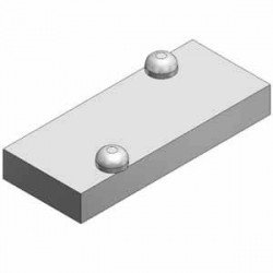 VVQZ*00-10A-2, Blanking plate for VQZ200/300, Body Ported VVQZ*00-10A-2, Blanking plate for VQZ200/300, Body Ported