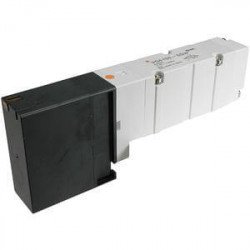 25A-VQ4*5*, 4000 Series, 5 Port Solenoid Valve, Plug Lead, Base Mounted 25A-VQ4*5*, 4000 Series, 5 Port Solenoid Valve, Plug Lead, Base Mounted