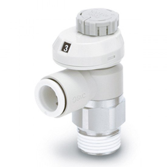 Speed Controllers, Stainless Steel, With Push-lock & Indicator, Elbow - AS*2*1FSG