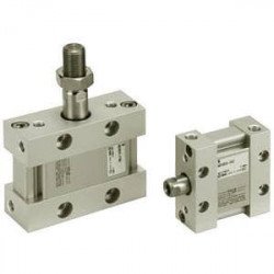 M(D)U Plate Cylinder, Single Acting w/Auto Switch Mounting Groove M(D)U Plate Cylinder, Single Acting w/Auto Switch Mounting Groove