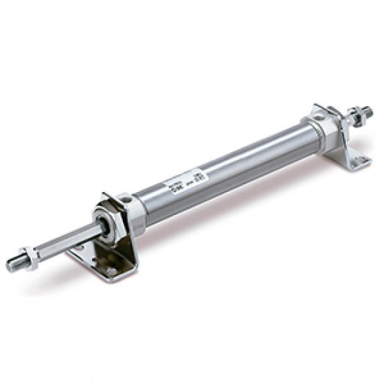 C(D)M2KW-Z1, Round Air Cylinder, Non-rotating, Double Acting, Double Rod