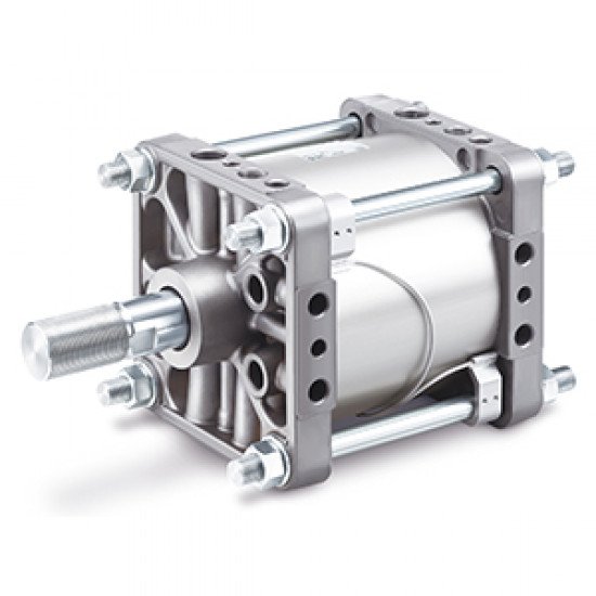 C(D)S2P, Axial Centralised Piping Type, Double Acting, Single Rod