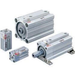 C(D)LQ, Compact Cylinder, Double Acting, Single Rod, With Lock C(D)LQ, Compact Cylinder, Double Acting, Single Rod, With Lock