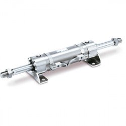 CG5W-S, Stainless Steel Cylinder, Double Acting, Double Rod