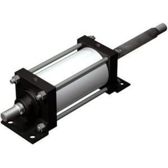 55-C(D)S1W*N, Air Cylinder, Double Acting, Double Rod (Non-lube), ATEX category 2 - II 2GDc