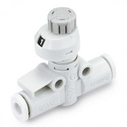 Speed Controllers, Stainless Steel, With Push-lock & Indicator, In-line - AS*2FSG Speed Controllers, Stainless Steel, With Push-lock & Indicator, In-line - AS*2FSG
