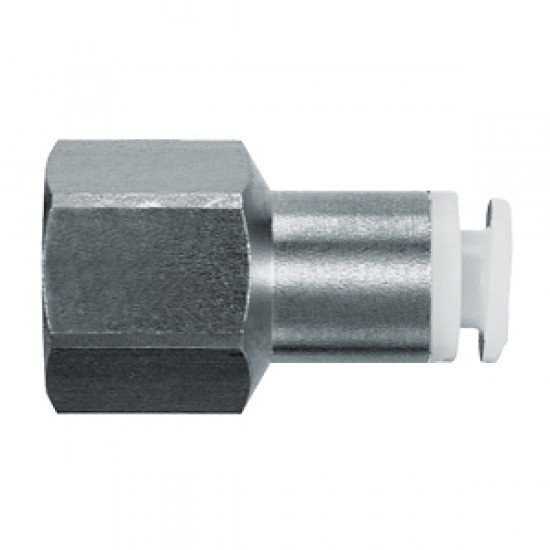One Touch Fitting, 303 Stainless Steel, Female Connector - KGF