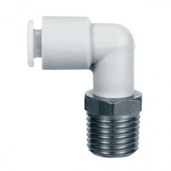 One Touch Fitting, 303 Stainless Steel, Male Elbow - KGL
