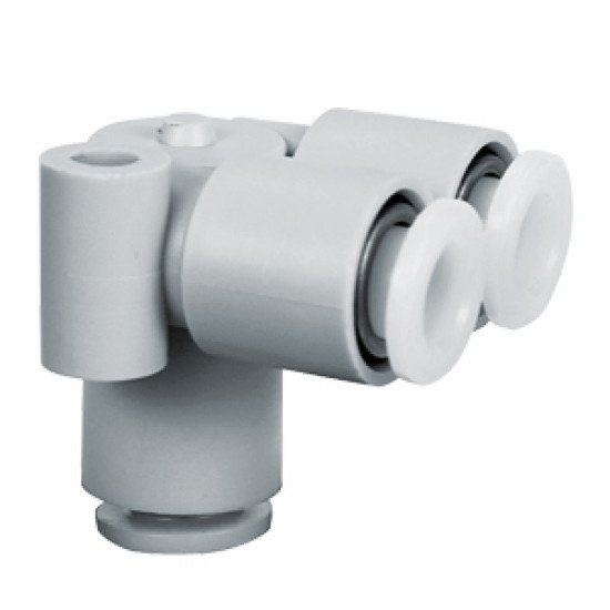 One Touch Fitting, 303 Stainless Steel, Branch Union Elbow - KGLU-00