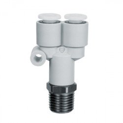 One Touch Fitting, 303 Stainless Steel, Branch "Y" - KGU One Touch Fitting, 303 Stainless Steel, Branch "Y" - KGU