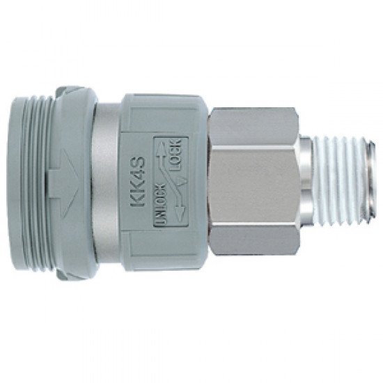 KK*S-*M, S-Couplers, Male Thread KK*S-*M, S-Couplers, Male Thread