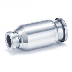 One-touch Fitting, FDA Compliant, 316 Stainless Steel, Different Diameter Straight - KQG2H-F One-touch Fitting, FDA Compliant, 316 Stainless Steel, Different Diameter Straight - KQG2H-F