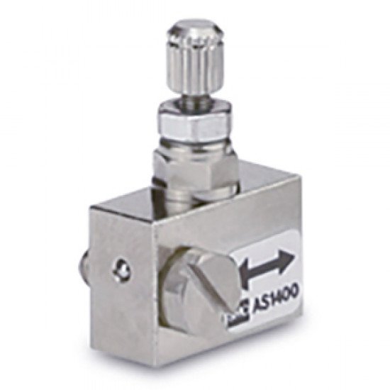 Speed Controllers, General Purpose, Threaded Port, Flat Elbow - AS*4*0