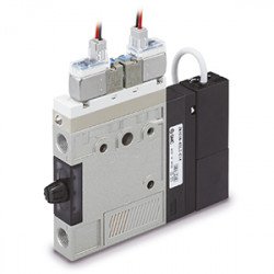 ZM, Vacuum Ejector with Valve and Switch (Metric) ZM, Vacuum Ejector with Valve and Switch (Metric)