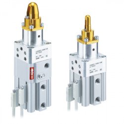 C(L)KQG*32, Pin Clamp Cylinder, Built-in Standard Magnet, Compact Type