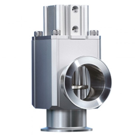 XLC100/160-X152, Aluminum High Vacuum Angle Valve, Double Acting, Bellows Seal