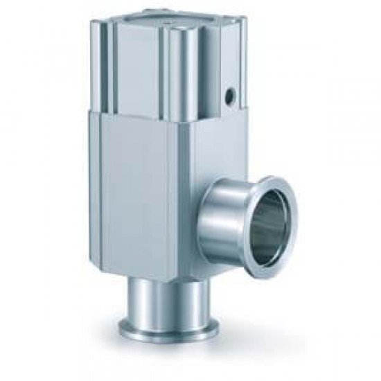 XLA-2, Aluminium High Vacuum Angle Valve, Normally Closed/Bellows Seal
