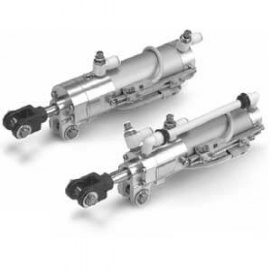 CLKG/P-X2095, Clamp Cylinder with Lock, Slim Style