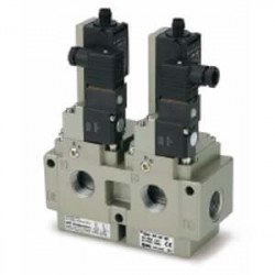 VG342-X87, Dual Residual Pressure Release Valve, 3 port Solenoid Valve, ISO13849-1
