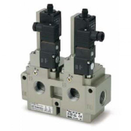 VG342-X87, Dual Residual Pressure Release Valve, 3 port Solenoid Valve, ISO13849-1