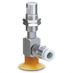 Compact Vacuum Pad with Buffer & One-touch Fittings - ZP3-Y*U/UM(J,K) Compact Vacuum Pad with Buffer & One-touch Fittings - ZP3-Y*U/UM(J,K)