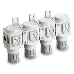 AR20M-D to AR40M-D, Modular Style Common Supply Regulator & Regulator with Backflow Function AR20M-D to AR40M-D, Modular Style Common Supply Regulator & Regulator with Backflow Function