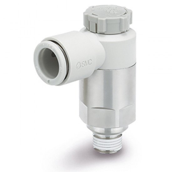 Speed Controllers, General Purpose, One-touch Fitting, With Push-lock, Large Flow, Elbow - AS*-X778