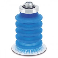 5.5 Stage Bellows Vacuum Pad with Guide Attachment & Adapter - ZP3P-JT 5.5 Stage Bellows Vacuum Pad with Guide Attachment & Adapter - ZP3P-JT