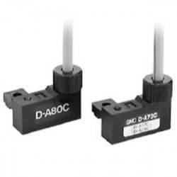 D-A73C/A80C, Reed Switch, Rail Mounting, Connector D-A73C/A80C, Reed Switch, Rail Mounting, Connector