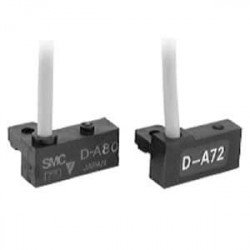 D-A72/A73/A80, Reed Switch, Rail Mounting, Grommet, Perpendicular D-A72/A73/A80, Reed Switch, Rail Mounting, Grommet, Perpendicular