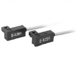 D-A72H/A73H/A76H/A80H, Reed Switch, Rail Mounting, Grommet, In-line D-A72H/A73H/A76H/A80H, Reed Switch, Rail Mounting, Grommet, In-line