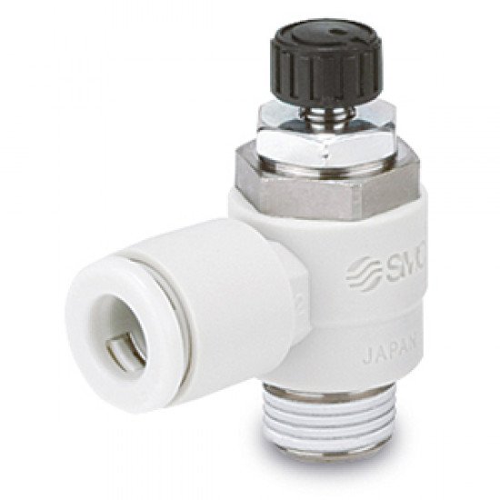 Speed Controllers, Low Speed, One-touch Fitting, Simple Handle, Elbow - AS*2*1FM