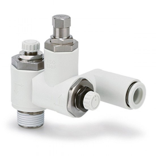 Speed Controllers, Air Saving, Simple Handle, Flow Valve - ASQ