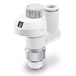 Speed Controllers, General Purpose, One-touch Fitting, With Push-lock & Indicator, Universal - AS*3*1FS Speed Controllers, General Purpose, One-touch Fitting, With Push-lock & Indicator, Universal - AS*3*1FS