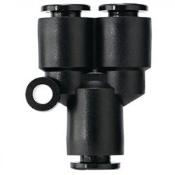 One Touch Fitting, Antistatic, Branch "Y" - KAU-00