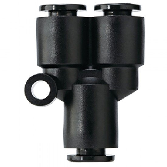 One Touch Fitting, Antistatic, Branch "Y" - KAU-00 One Touch Fitting, Antistatic, Branch "Y" - KAU-00