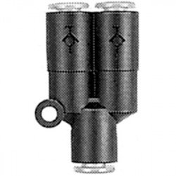 One Touch Fitting, Self-Sealing, Branch "Y" - KCU
