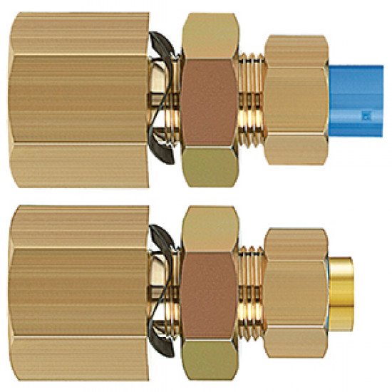 Specialty Fitting, Brass Insert Fittings, Bulkhead Connector - KFE